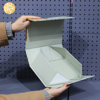 Boîte cadeau magnétique de luxe IN PACK 2026, nouveau stock, boîte cadeau pliable, vente en gros, boîte magnétique haut de gamme, emballage