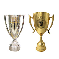 Design créatif compétition sportive trophée de compétition de football trophée de médaille en métal commémorative d'événement d'entreprise personnalisé