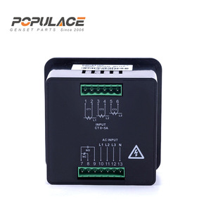 มิเตอร์วัดไฟฟ้าแบบดิจิตอลสามเฟส รุ่น Populace GV57 แสดงค่า True RMS แรงดัน กระแส ความถี่ อะไหล่เครื่องกำเนิดไฟฟ้า - Product Image 4