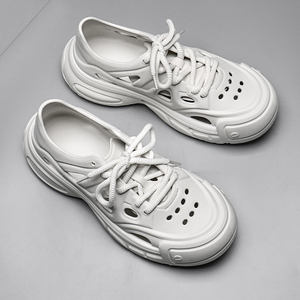 รองเท้าแตะลำลองผู้ชายสำหรับฤดูร้อน สวมใส่สบาย พื้นหนา ยกสูง เหมาะสำหรับชายหาด วัสดุ EVA หัวมน - Product Image 4