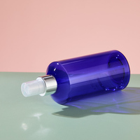 Bouteille pulvérisateur vide en plastique de 300 ml à brume fine, personnalisable, pour emballage cosmétique (tonique, parfum, cheveux), avec pompe pulvérisatrice argentée