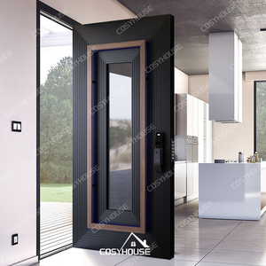 Cosyhouse athens style 36x80 porte <span class=keywords><strong>d</strong></span>'entrée de sécurité porte <span class=keywords><strong>d</strong></span>'entrée extérieure largeur 36 pouces hauteur 80 pouces porte <span class=keywords><strong>d</strong></span>'entrée <span class=keywords><strong>d</strong></span>'appartement - Product Image 3