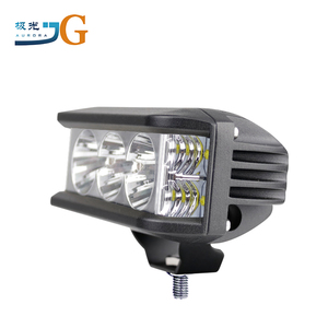 Vente en gros Aurora 5 pouces hors route voiture côté tireur Led auxiliaire fossé lumière Mini Led lumière gousses blanc jaune Led barre lumineuse de travail - Product Image 3