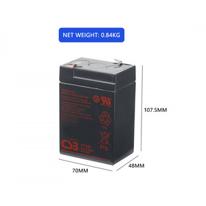 <span class=keywords><strong>แบ</strong></span><span class=keywords><strong>ต</strong></span>เตอรี่ CSB GP645 4.5Ah <span class=keywords><strong>6V</strong></span> <span class=keywords><strong>แบ</strong></span>บชาร์จไฟได้ไม่<span class=keywords><strong>ต</strong></span>้องบำรุงรักษาวาล์ว4.5Ah ควบคุม<span class=keywords><strong>แบ</strong></span><span class=keywords><strong>ต</strong></span>เตอรี่<span class=keywords><strong>ต</strong></span>ะกั่วกรด (VRLA) - Product Image 2