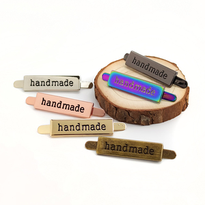 Deepeel BK101 10x36mm Luggage Handbag Hardware Accessories Handmade LOGO Decoration <strong>Buckles</strong> <strong>Bag</strong> Labels Tag - Product Image 4