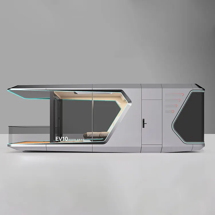 Desain Modern kabin Mobile rumah Prefab Pod taman wadah hidup rumah baru diproduksi rumah untuk dijual