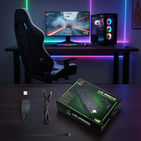 Venta al por Mayor de SUNING Joystick y Controlador de Juegos Inalámbrico de 2.4GHz con Doble Vibración para PC Hecho en China