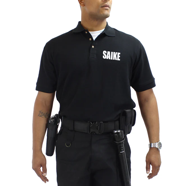 Custom Security Guard Polo Shirt Performance Lightweight Breathable100% Cotton Short Sleeve Security Polo Shirt