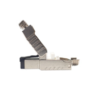 Konektor Modular RJ45 Cat 8 Terproteksi Tanpa Alat 8p8c, Steker Tanpa Alat STP RJ45 Cat8