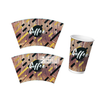 Ventilateur de tasse de papier d'impression de qualité supérieure de 7oz 4oz 8oz prêt pour l'utilisation de café de matière première de papier de production de tasse de papier