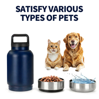 Portable 32oz En Acier Inoxydable Pet Bouteille D'eau Distributeur Direct Potable Bouchon À Vis Étui De Transport Classique pour Camping En Plein Air