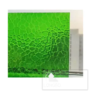 热卖3毫米4毫米彩色超透明水晶海洋图案玻璃