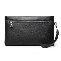 Tas Clutch Pria Kulit Asli Mewah Tahan Lama Kapasitas Besar Grosir Pabrik, Tas Tangan Bisnis, Dompet