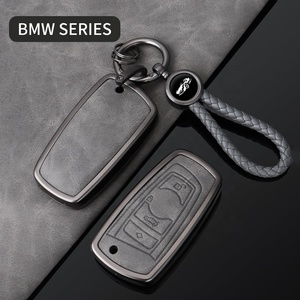 Étui à clés <span class=keywords><strong>en</strong></span> alliage de cuir protecteur de clé de voiture <span class=keywords><strong>en</strong></span> métal de haute qualité pour BMW série 2 nouveaux accessoires de clé de voiture tendance - Product Image 5