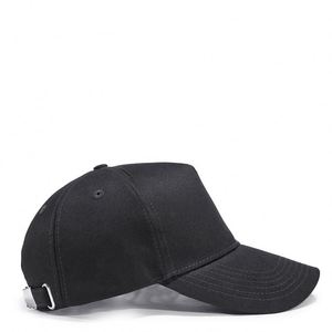 Gorra de Béisbol de 5 Paneles Personalizada con Logotipo Bordado en 3D, Gorra de Sarga de Algodón Lisa de 5 Paneles - Product Image 2