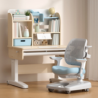 Table de lecture ergonomique moderne en bois, mobilier de maison, multifonctionnelle, réglable en hauteur, bureau d'étude pour enfants, chaise pour enfants