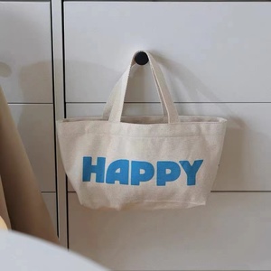 Xuerry High Quality Customized Eco-friendly Reusable <b>Small</b> Mini Tote <b>Bag</b> <b>Canvas</b> Cotton Custom logo Print Shopping Tote <b>Bag</b> - Product Image 4