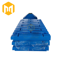Pièces d'usure de qualité supérieure pour concasseur à mâchoires MESTONE C125, plaques de mâchoires oscillantes MSDN11954353 en acier manganèse haute résistance pour l'extraction de roche