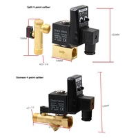 Katup Pembuangan Air Otomatis Elektronik 24V OPT-B 304 Terintegrasi untuk Kompresor Udara dengan Timer OEM Dapat Disesuaikan