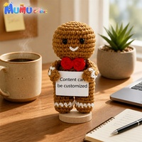 Poupée en peluche bonhomme de neige au crochet faite à la main, décoration de bureau, ornement de Noël, décoration de maison, cadeau, vente en gros personnalisée
