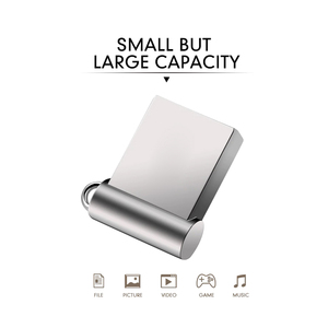 เพ็นไดร์เวอร์แฟลชไดรฟ์ขนาดเล็กเหมาะสำหรับโลหะ U ดิสก์ USB 2.0หน่วยความจำ4G 8GB 16GB 32GB 64GB U ดิสก์เพลงรถยนต์ของขวัญ - Product Image 6