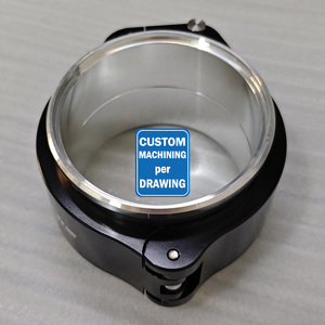 CNCカスタムクイックシールコネクターキットクランプアセンブリクイックリリースVバンドアルミショッカーバンジェンスタイルインタークーラーパイプカプラー - Product Image 2