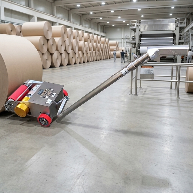 Labor-saving Single Hand Electric Pusher, High Efficiency for Vehicle Manufacturing, Paper Mill & Cable Factory Handling