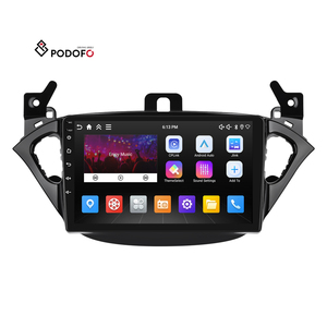 Autoradio Android Podofo 9'' con Carplay Wireless, Android <span class=keywords><strong>Auto</strong></span>, GPS, WiFi per Opel Corsa 2015/Opel <span class=keywords><strong>Adam</strong></span> 2013-2016, Vendita all'Ingrosso - Product Image 1