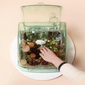 Đa chức năng di động bền vững hamster lồng với giải trí trong suốt đổi mới thiết kế Acrylic Carton Đóng Gói rắn - Product Image 6