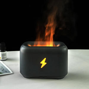 เครื่องเพิ่มความชื้นในอากาศ JCSY Lightning Flame ขนาด 150 มล. แบบ USB พร้อมฟังก์ชั่นตั้งเวลา สำหรับใช้ในบ้านและสำนักงาน - Product Image 1