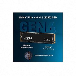 Pour CrucialP3 PLUS 1TB SSD M2 PCIe 4.0 Nvme M.2 2280 Disque Solide pour Jeux <span class=keywords><strong>500Gb</strong></span> Disque Dur 2Tb 4TB pour Ordinateur Portable PC pour CrucialS - Product Image 5
