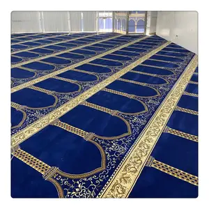 Tapis de prière musulman personnalisé avec mosquée islamique, tapis de prière, accessoire d'hôtel, en forme de Masjid