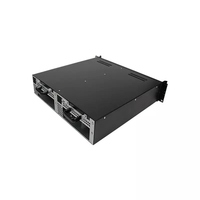 Casing Server Rakmount yang Mendukung Motherboard Dual ITX Model Kustom dengan 4 Bay Hot Swap, Chassis Server 2U
