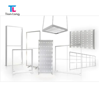 Caja de Luz LED Personalizable de Doble Cara con Borde de Silicona, Caja de Luz Plegable y Portátil con Fondo de Tela SEG sin Marco de Aluminio