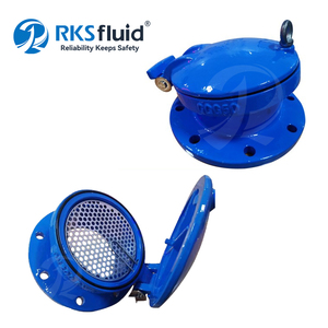 Válvula de aleta de remanso de extremo de brida de hierro dúctil serie Satyr DN100 DN150 para aguas residuales con estructura robusta - Product Image 3