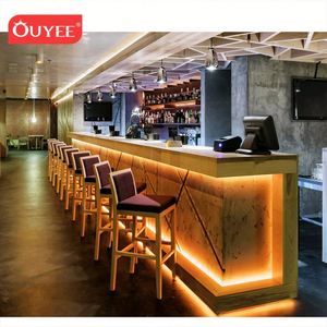 Kiosque design de comptoir de bar à sushi pour crème glacée d'été pour centre commercial Finition de surface en contreplaqué résistant au feu - Product Image 1