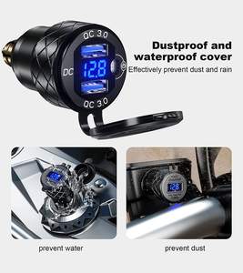 <span class=keywords><strong>Chargeur</strong></span> de prise de courant en Aluminium DIN Hella pour <span class=keywords><strong>moto</strong></span>, double <span class=keywords><strong>chargeur</strong></span> rapide 3.0 <span class=keywords><strong>chargeur</strong></span> USB <span class=keywords><strong>adaptateur</strong></span> d'alimentation avec affichage LED - Product Image 3