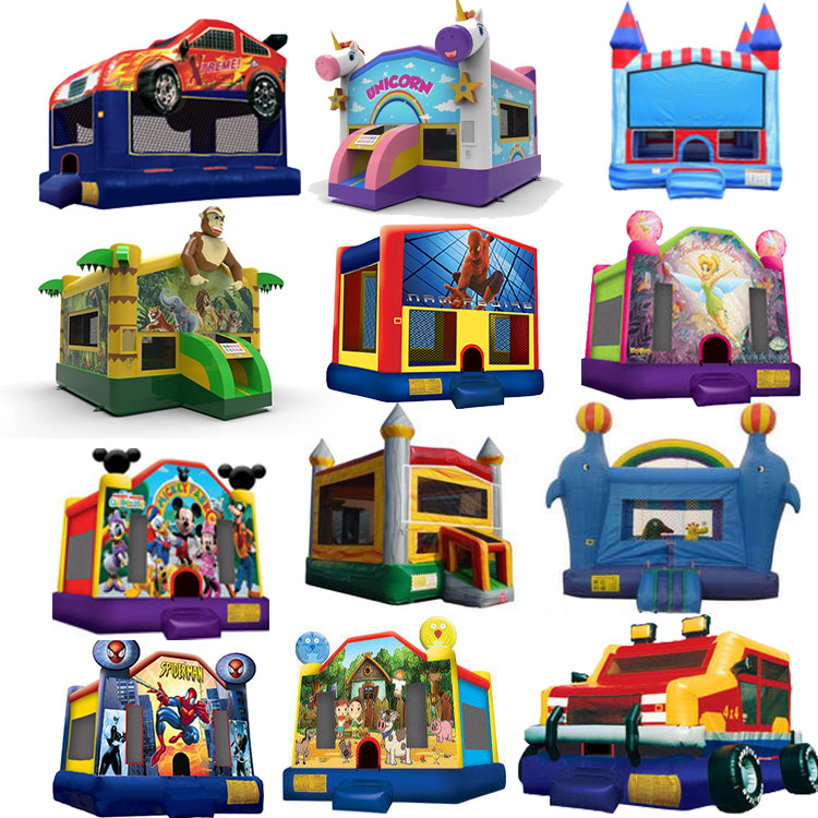 Коммерческий большой замок, надувной батут, батут для продажи, Craigslist