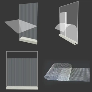 Màn hình quảng cáo LED trong suốt trên kính, màn hình LED mềm dẻo trên cửa kính tại trung tâm mua sắm - Product Image 2