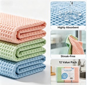 Paños de Cocina a Cuadros <span class=keywords><strong>Utopia</strong></span>, 15x25 Pulgadas, Altamente Absorbentes, Sin Pelusas, Reutilizables para Uso en el Hogar y <span class=keywords><strong>Bar</strong></span> - Product Image 2