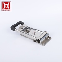 Serrure de porte arrière de camion en acier inoxydable 304 galvanisé et zingué, barre de verrouillage pour boîte à outils, conteneur maritime, camion à benne basculante et sac de transport