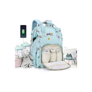 Muestra Gratis, Bolso de Viaje Impermeable para Mamá con Diseño de Flor de Puakenikeni Negra, Bolso de Pañales Personalizado para Bebé con Diseño Hawaiano - Product Image 6