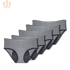 Bragas de Tanga sin costuras para menstruación, 4 capas, alta absorción, protección total, protección total, menstruación, a prueba de fugas - Product Image 4