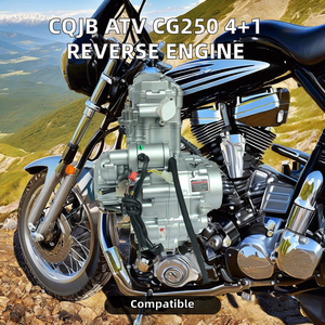 เครื่องยนต์มอเตอร์ไซค์ CG250 4+1 เกียร์ถอยหลัง ระบายความร้อนด้วยน้ำ 4 จังหวะ ระบบจุดระเบิด CDI สตาร์ทเดี่ยว สูบเดียว ดีไซน์ใหม่ - Product Image 5