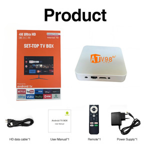 Doble banda para <span class=keywords><strong>Bluetooth</strong></span> ATV Network TV Set-Top Box para Google TV5G <span class=keywords><strong>Android</strong></span> 12 OS 4K Control remoto por voz TVBOX para comercio exterior - Product Image 5