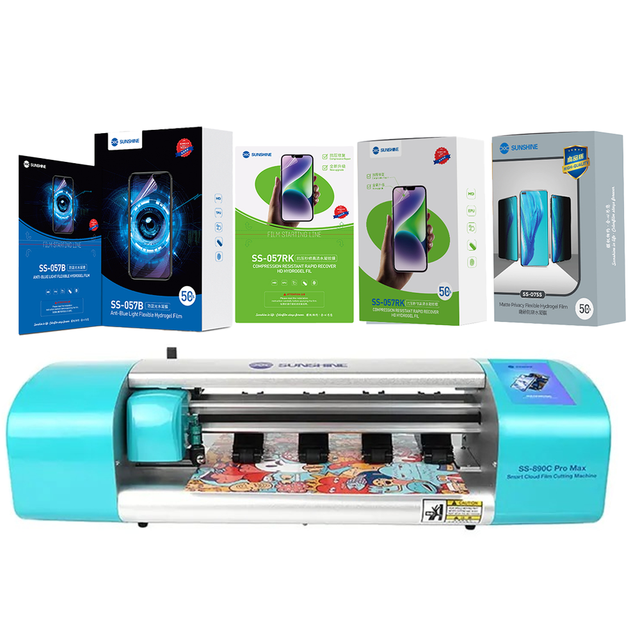 SUNSHINE SS-890C Pro Max Cutting Machine Max 16 Inch for Front/Back Films Mobile Screen Protector Machine