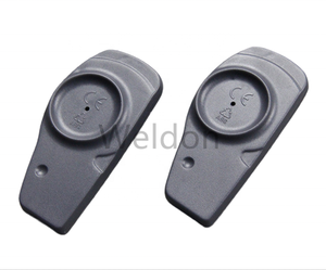 Doble frecuencia UHF RFID + AM 58Khz tipos de alarma de ropa de seguridad Etiqueta negra/almohadilla RFID EAS - Product Image 2