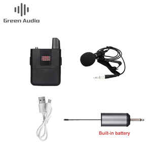 GAW101 MICRÓFONO INALÁMBRICO cámara de micrófono auricular inalámbrico sistema Lavalier micrófono de solapa para la cámara del teléfono maestro hablar en público - Product Image 3