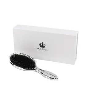 Luxury design professional gift wig hair brush cardboard box custom logo for hair brush packaging boxes custom hair brush box