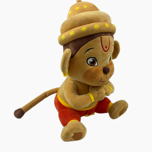 Wholesale Custom Hanuman Plush Toy Soft Hindu Deity Stuffed Animal <strong>Indian</strong> God Plushie Mythological Figure <strong>Doll</strong> for Diwali Gift - Product Image 2